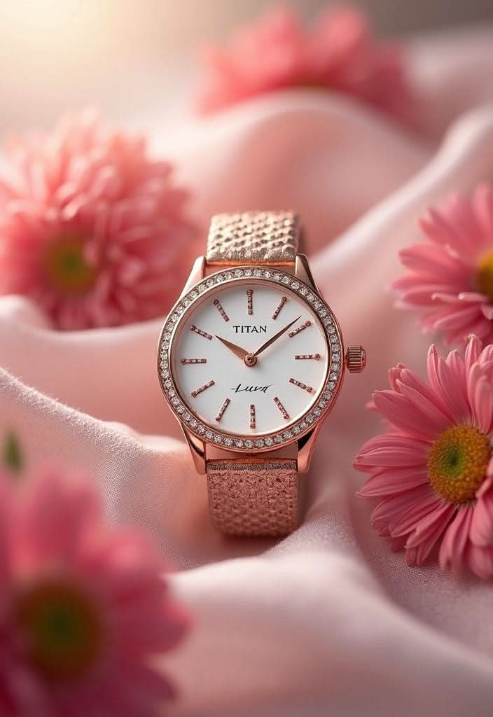 Pink colour, super premium watch for girl or female woman