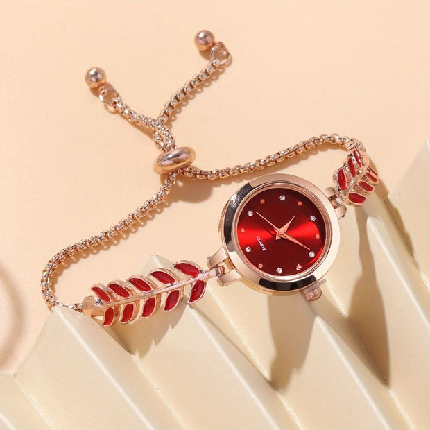 Chain cover, watch for girl