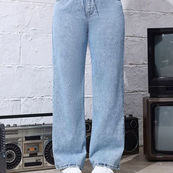 Baggy jeans for girls 4 pocket premium.