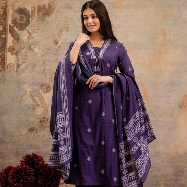 Kurti for woman, purple colour