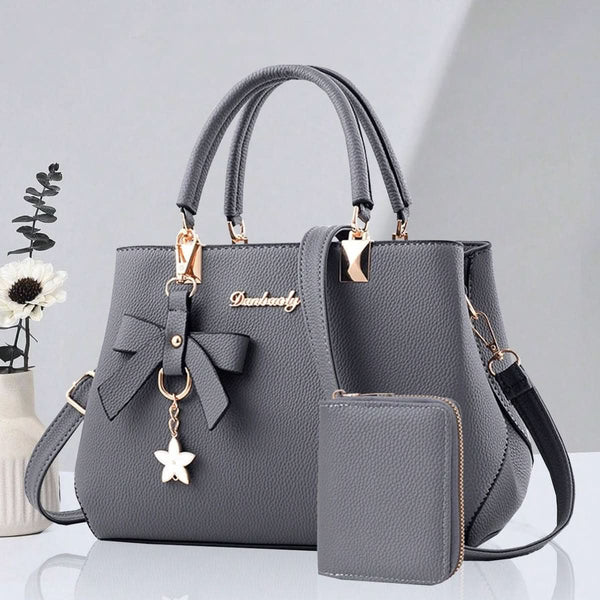 Grey colour, female bag, premium