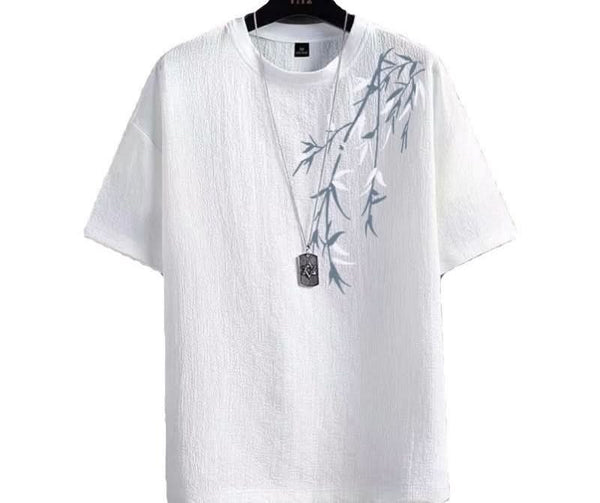 Boys T-shirt Printed Plain Textured