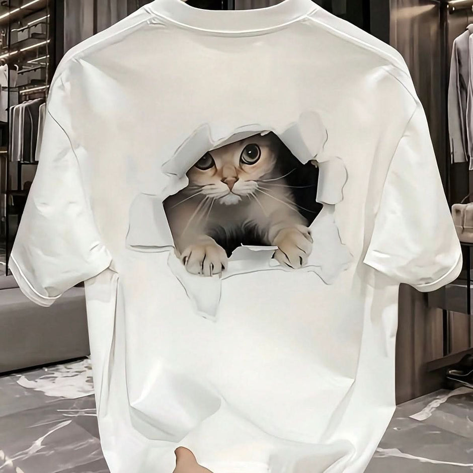 Boys T-shirt Printed Plain Textured