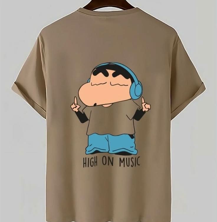 Boys T-shirt Printed Plain Textured