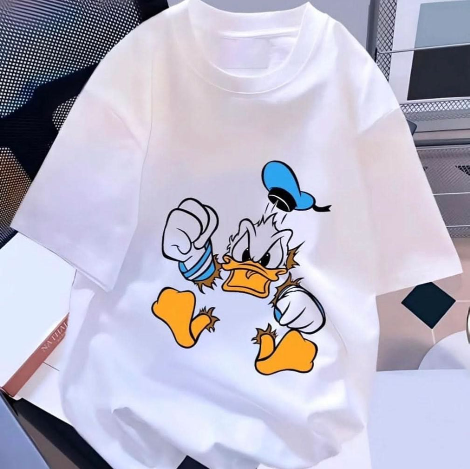 Boys T-shirt Printed Plain Textured