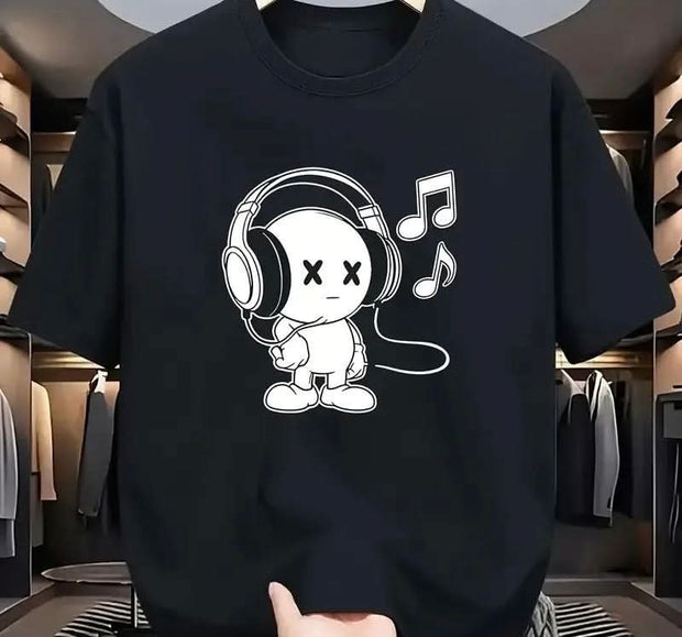 Boys T-shirt Printed Plain Textured