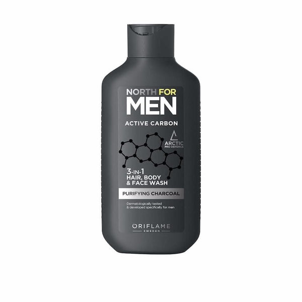 North for Carbon charcoal face wash for men or boys