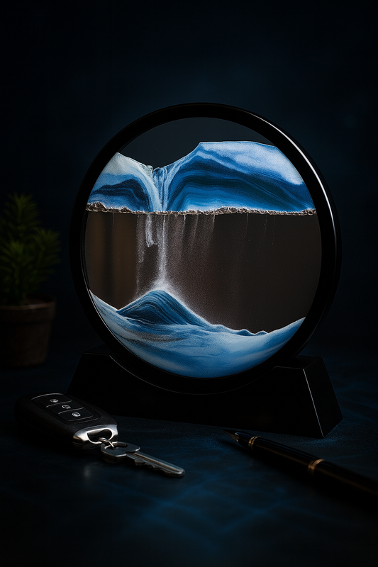 Relaxing Kinetic Sandscape Art Table Desk